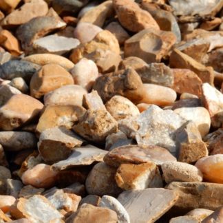 Bullrock. Used for drainage and decorative rock beds instead of flower beds.