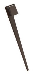 Metal hooked stakes