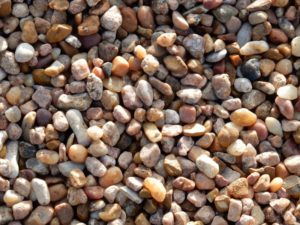 Rainbow rock. A gravel for pathways, drainage and as decorative rock. Also can be mixed with cement.
